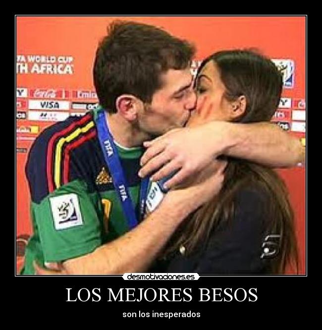 LOS MEJORES BESOS - son los inesperados
