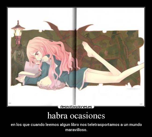 carteles anime zero tsukaima louise valliere leyendo desmotivaciones