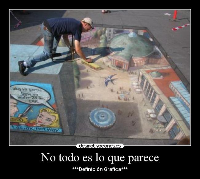 No todo es lo que parece -