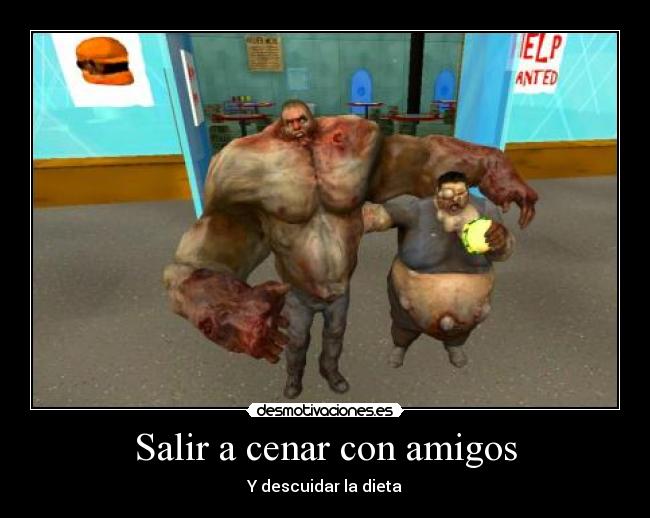 Salir a cenar con amigos -