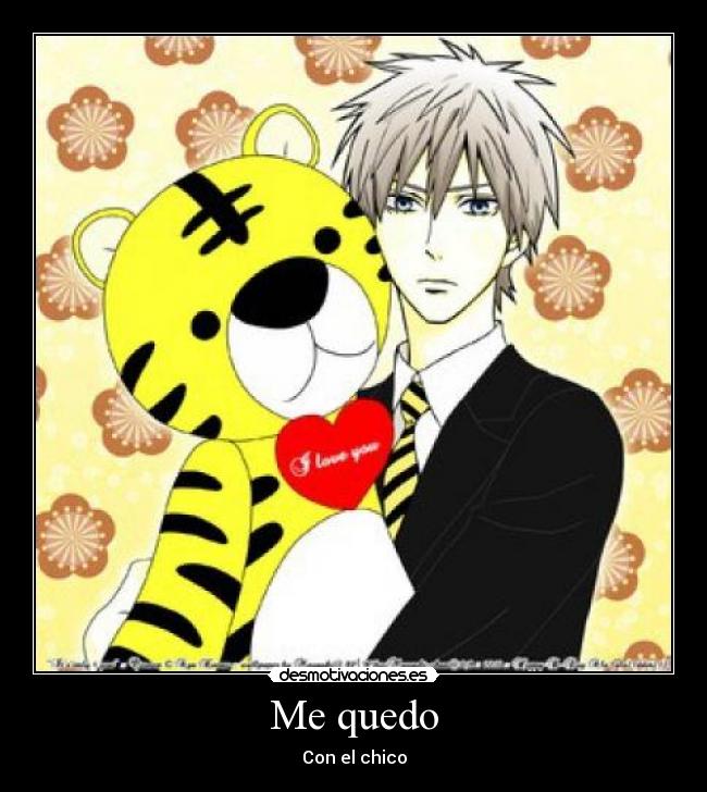 Me quedo - Con el chico