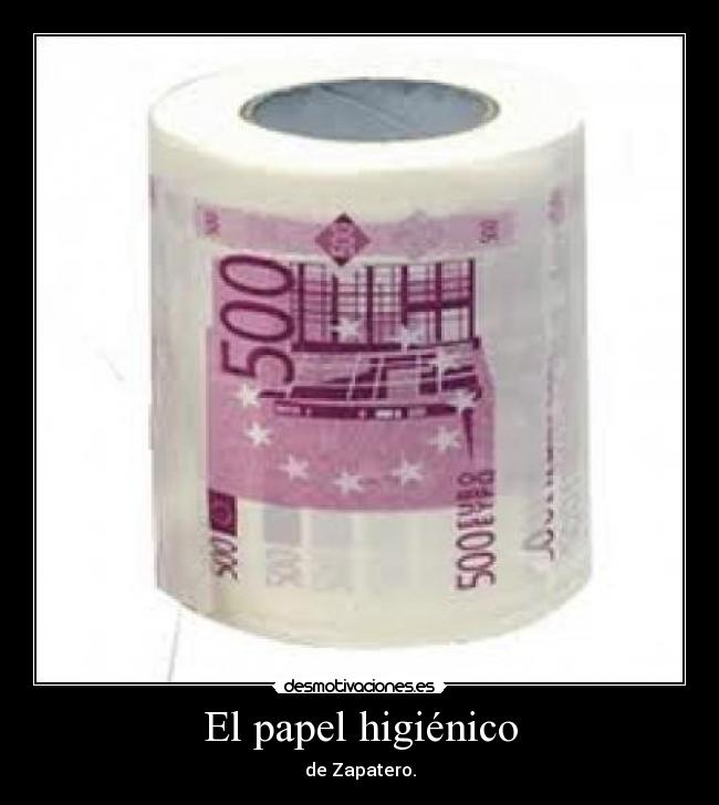 El papel higiénico -