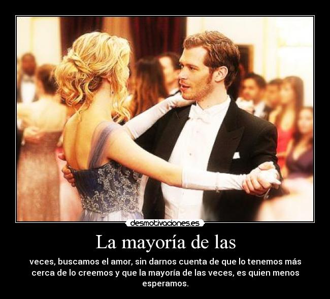 carteles amor sentimientos klaus caroline cronicas vampiricas desmotivaciones