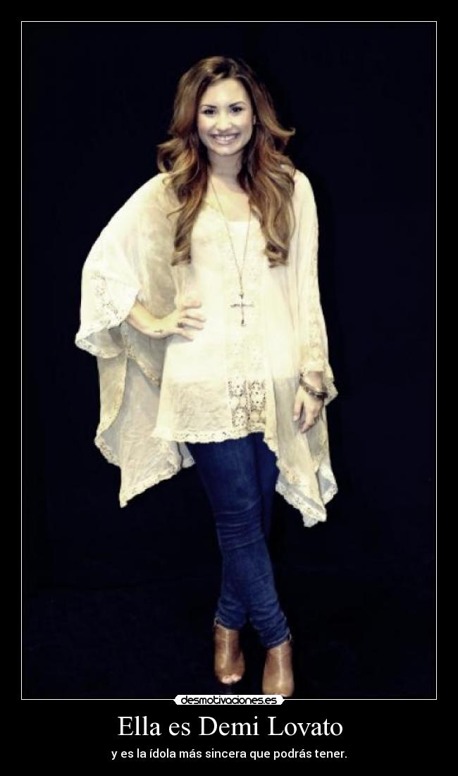 Ella es Demi Lovato -