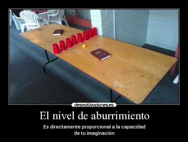 El nivel de aburrimiento - 