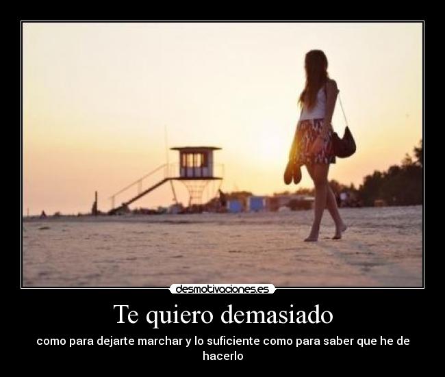 Te quiero demasiado - 