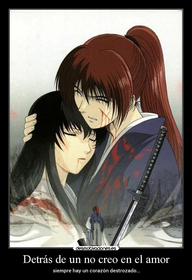 Detrás de un no creo en el amor - siempre hay un corazón destrozado...