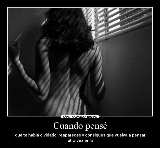 Cuando pensé - 