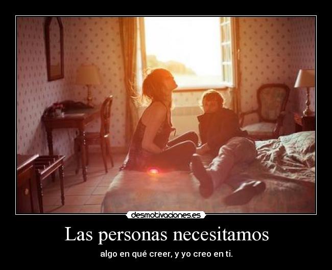 Las personas necesitamos - 