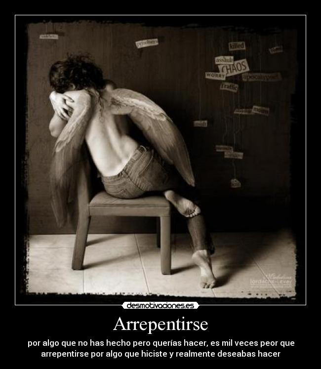 carteles arrepentido desmotivaciones