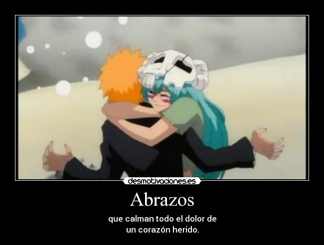 carteles abrazos bleach megaglt desmotivaciones