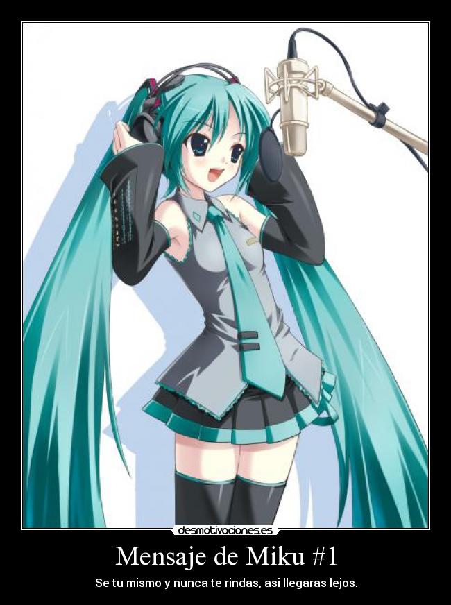 Mensaje de Miku #1 - 