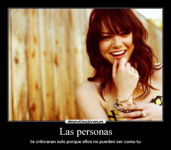 Las personas -