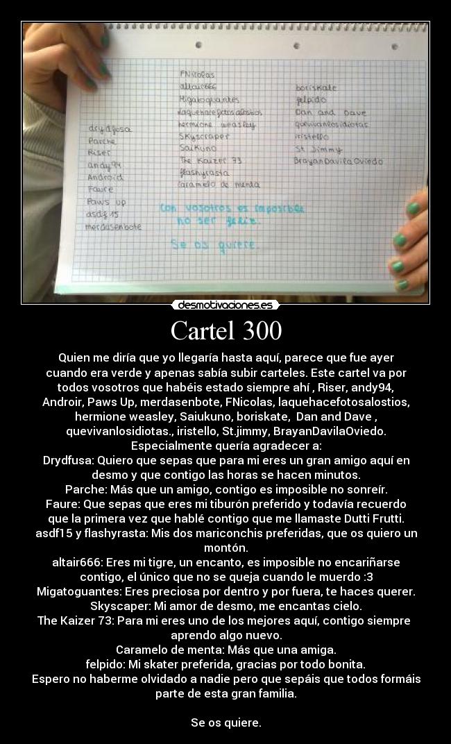 Cartel 300 -