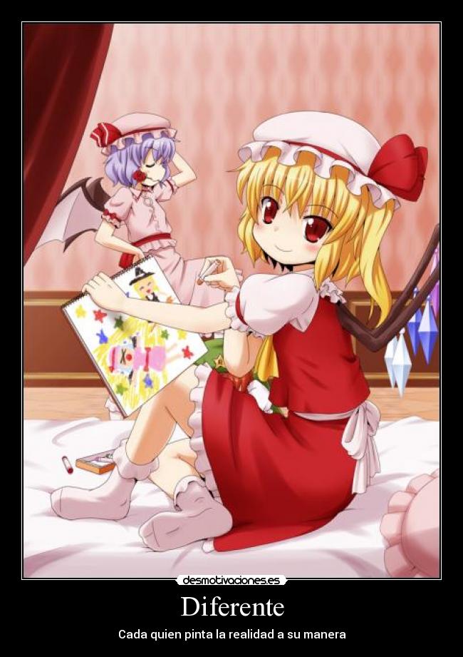 Diferente - Cada quien pinta la realidad a su manera
