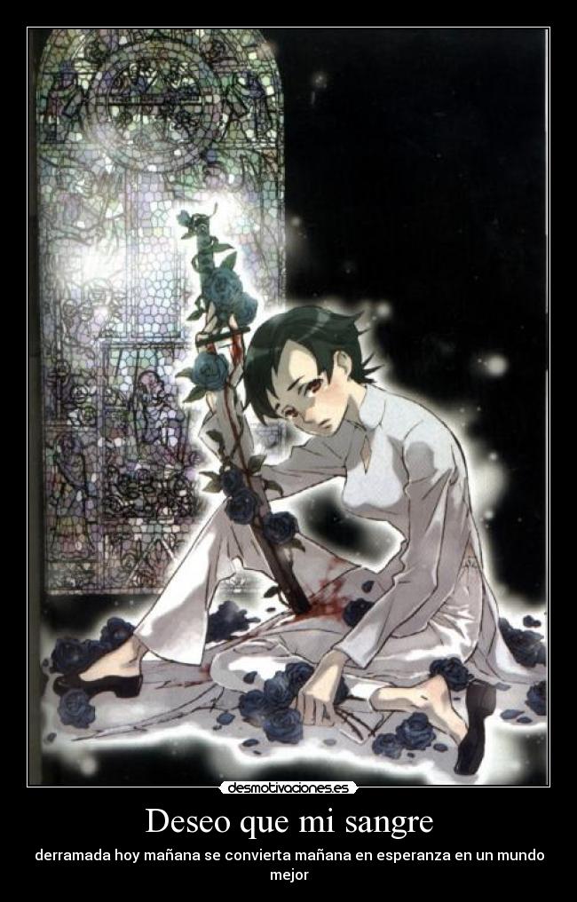 carteles saya blood plus sangre propia derramada pos mundo mejor nosotros tan literal desmotivaciones