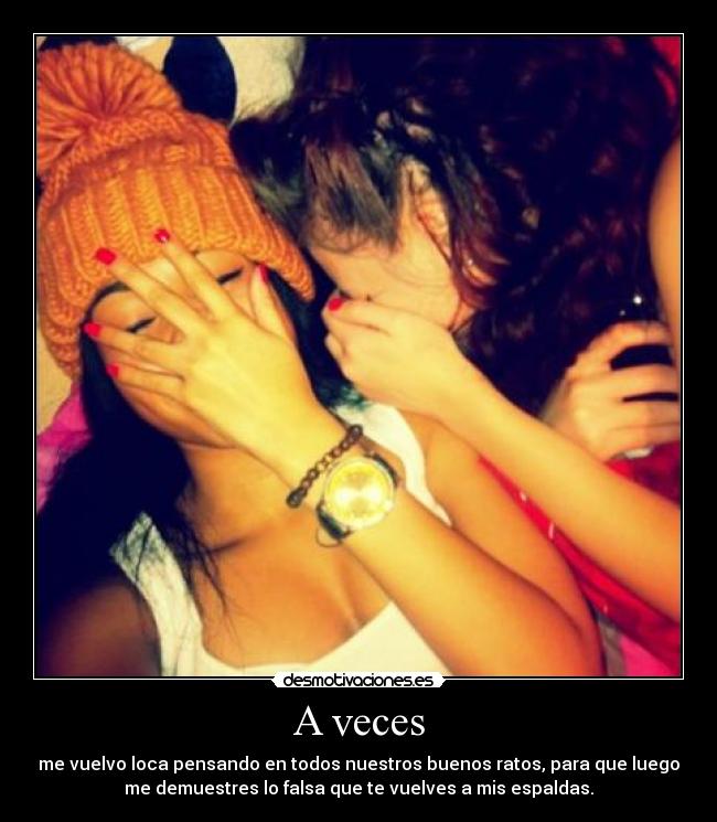 A veces -