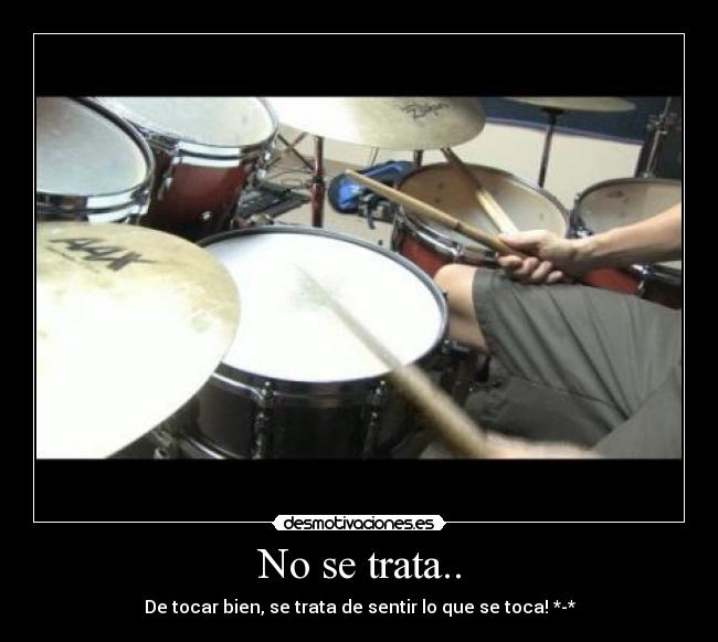 No se trata.. -