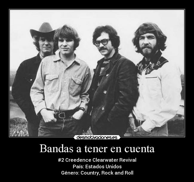 Bandas a tener en cuenta -