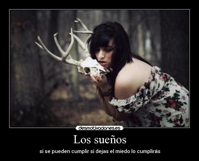 Los sueños - si se pueden cumplir si dejas el miedo lo cumplirás