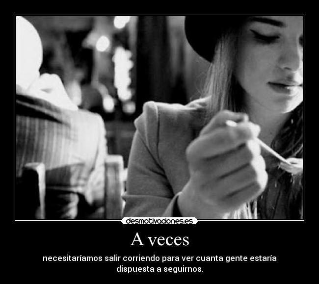 A veces -
