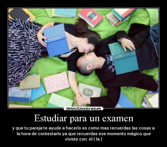 Estudiar para un examen - 