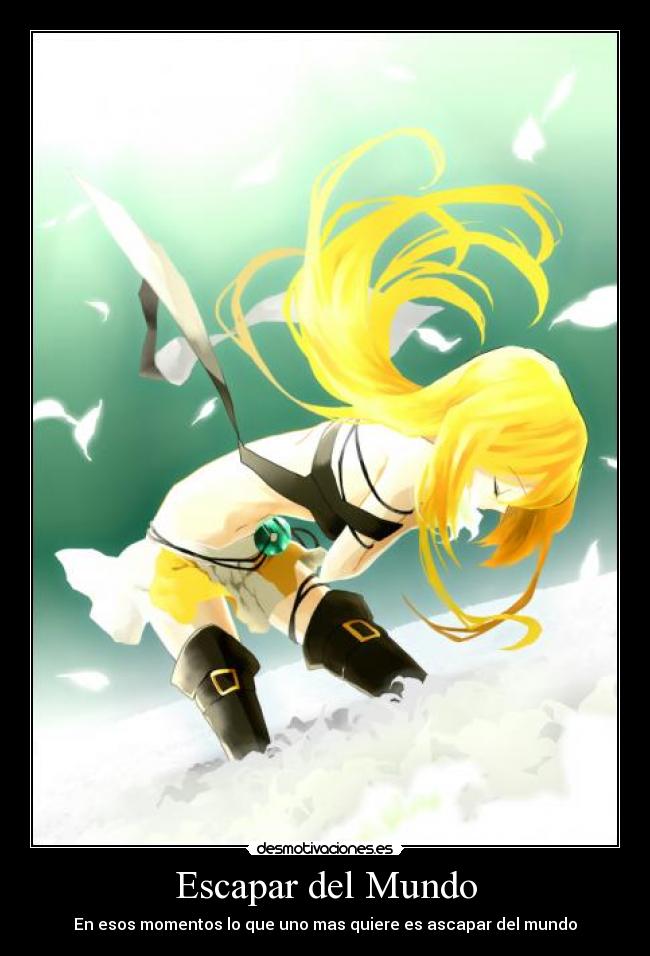 Escapar del Mundo -