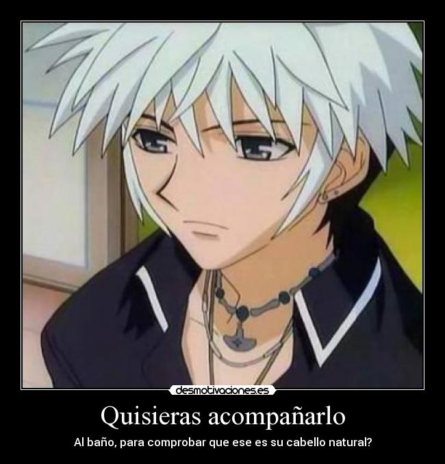 carteles cabello hatsuharu soma desmotivaciones