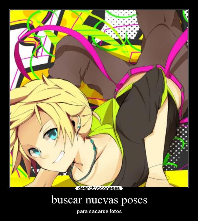 buscar nuevas poses - para sacarse fotos