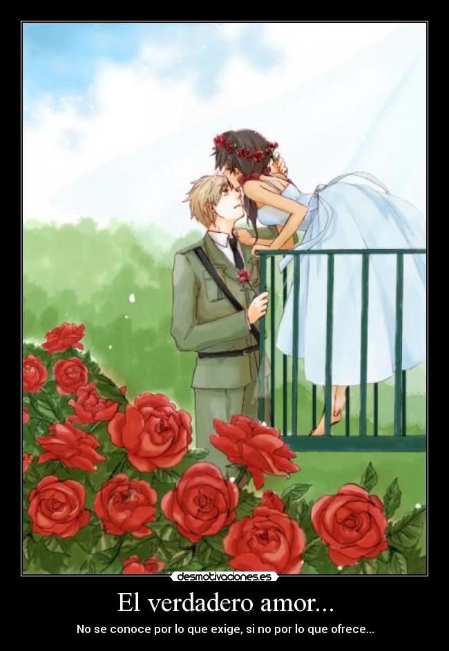 El verdadero amor... -