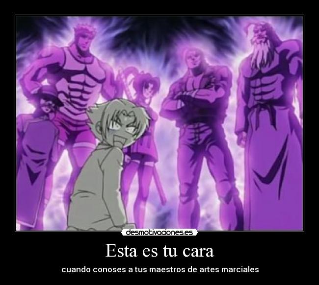 Esta es tu cara - cuando conoses a tus maestros de artes marciales