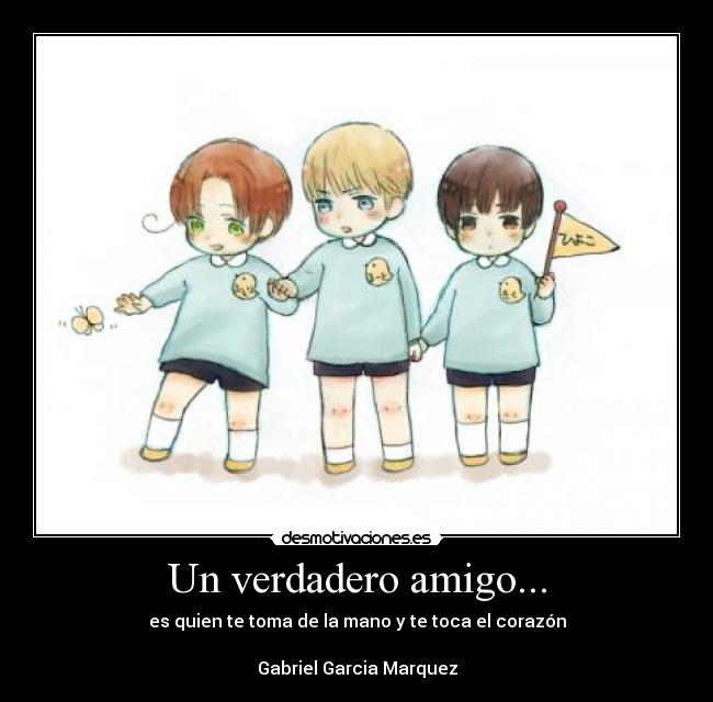 carteles hetalia amistad ninos paises del eje desmotivaciones