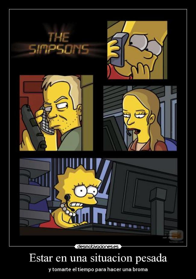 Estar en una situacion pesada -