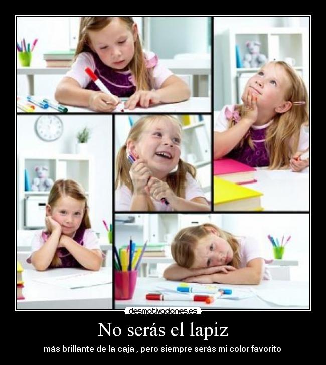 No serás el lapiz - 