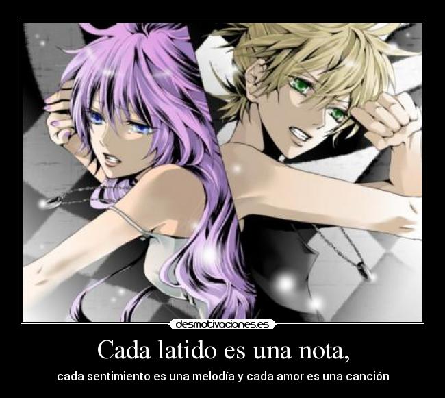 carteles latido nota sentimiento melodia amor cancion musica desmotivaciones