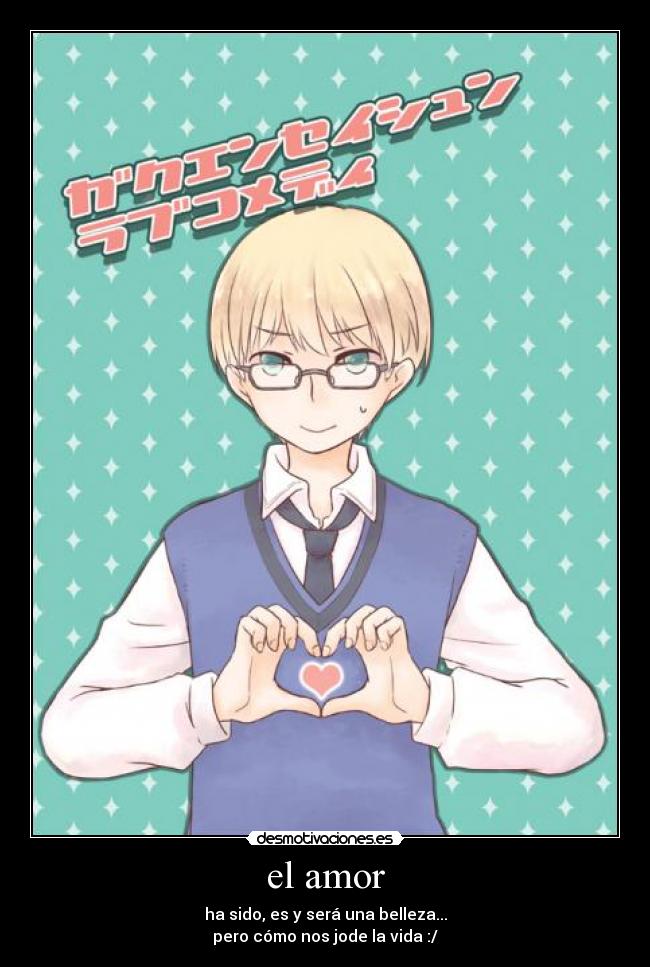 el amor -