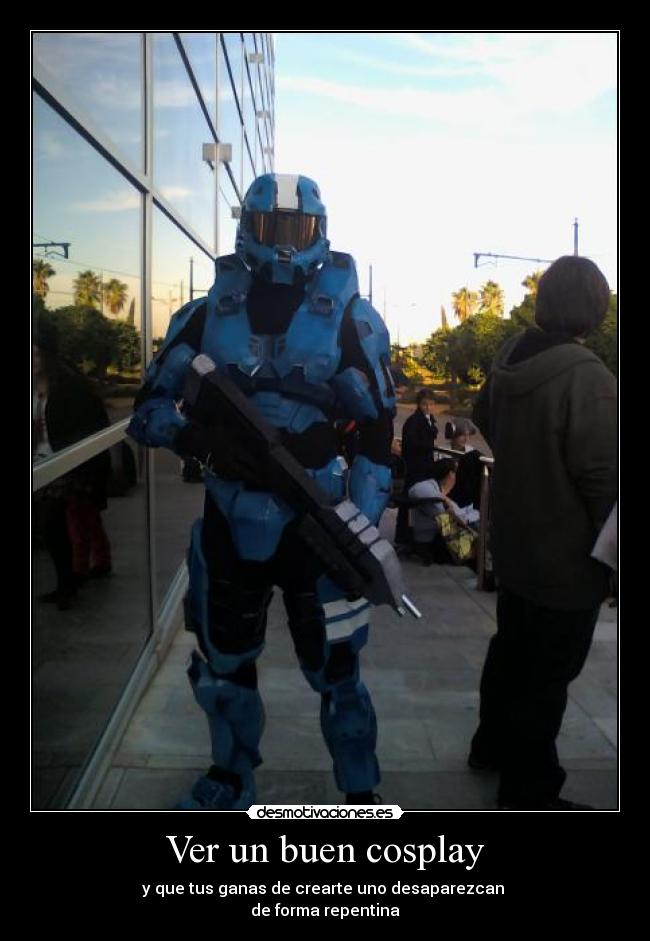 Ver un buen cosplay -