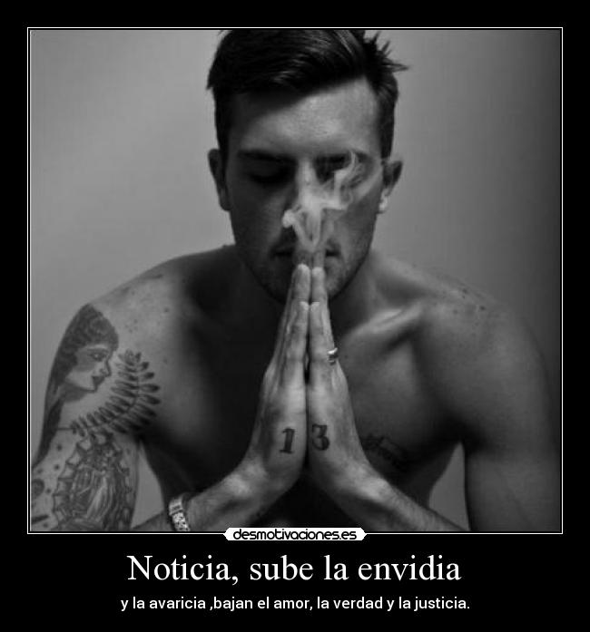 Noticia, sube la envidia - 