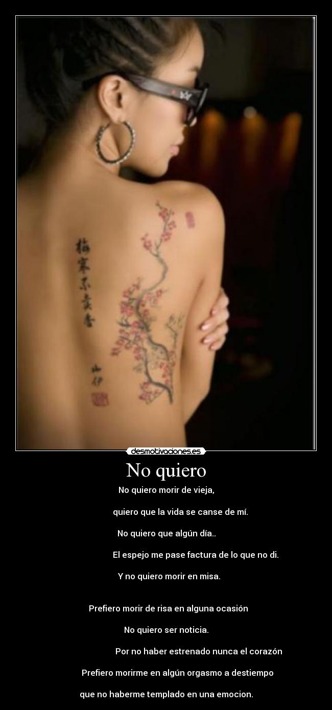 No quiero -