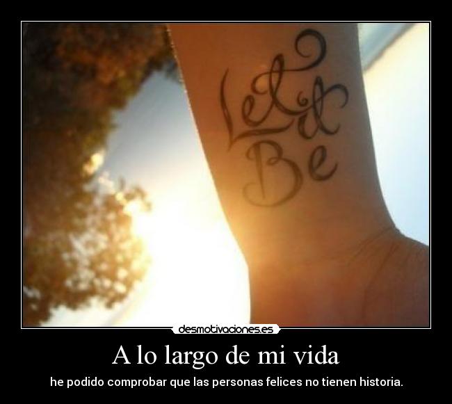 A lo largo de mi vida - 