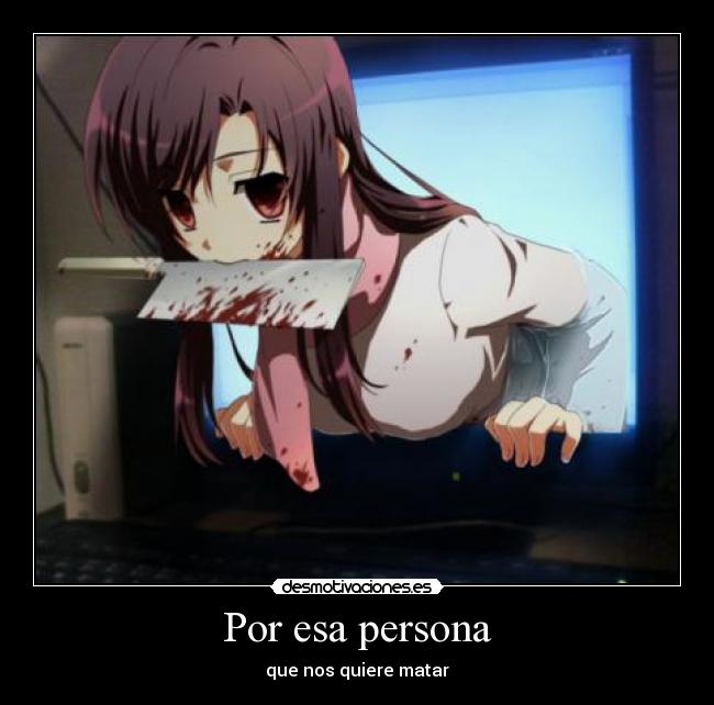 carteles anime otaku yandere school days desmotivaciones