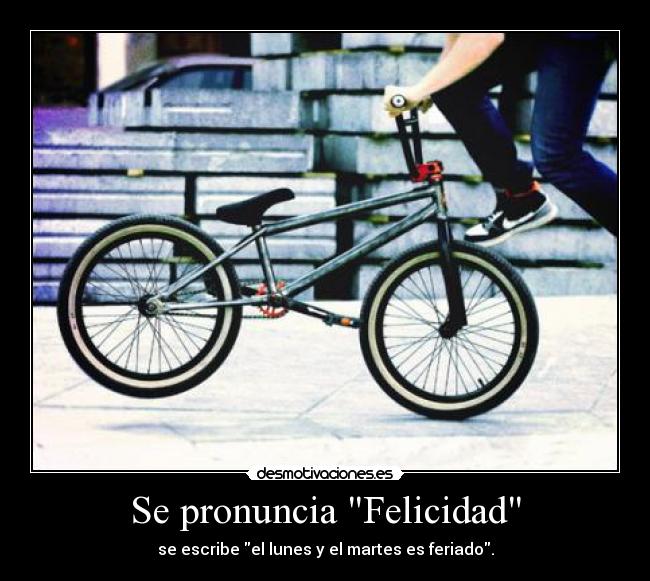 Se pronuncia Felicidad - 