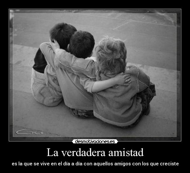 La verdadera amistad -