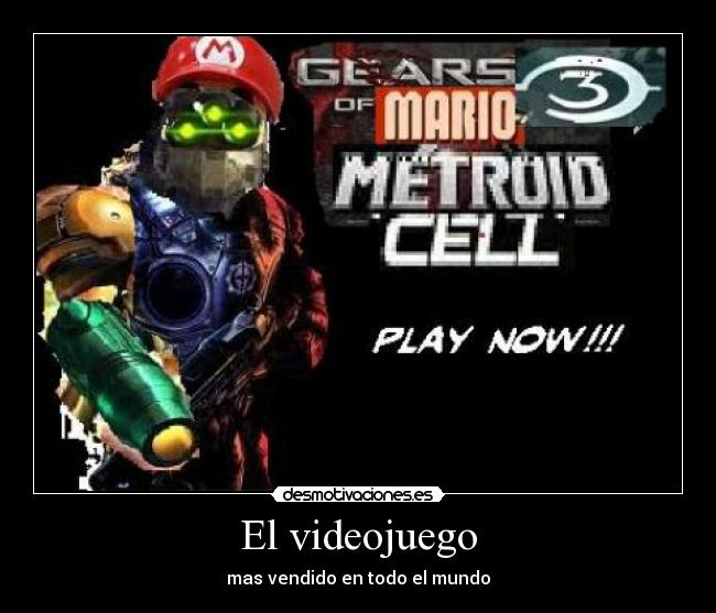carteles videojuego mario halo gears war adventure time metroid splinter cell desmotivaciones