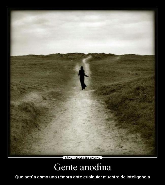 Gente anodina -