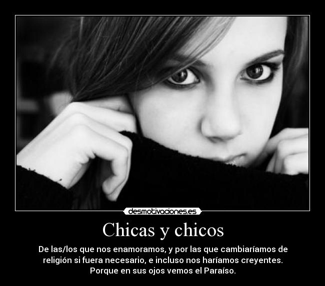 Chicas y chicos -