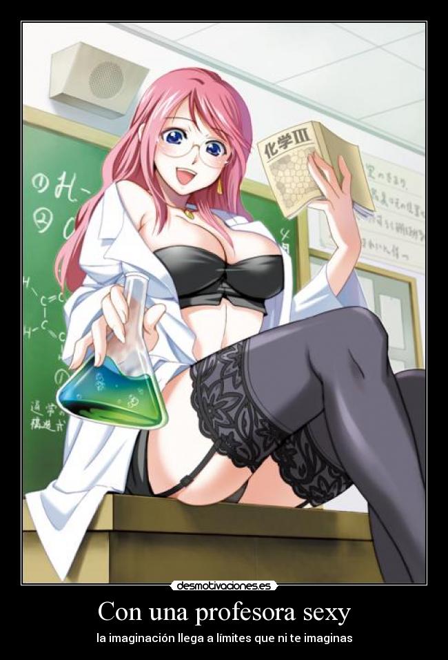 Con una profesora sexy - la imaginación llega a límites que ni te imaginas