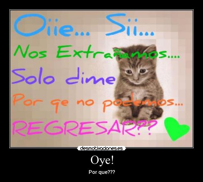 Oye! -