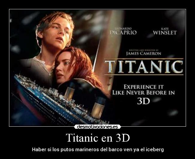 carteles titanic desmotivaciones