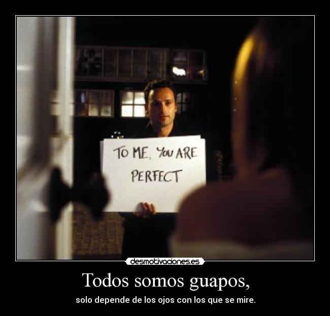 Todos somos guapos, - 